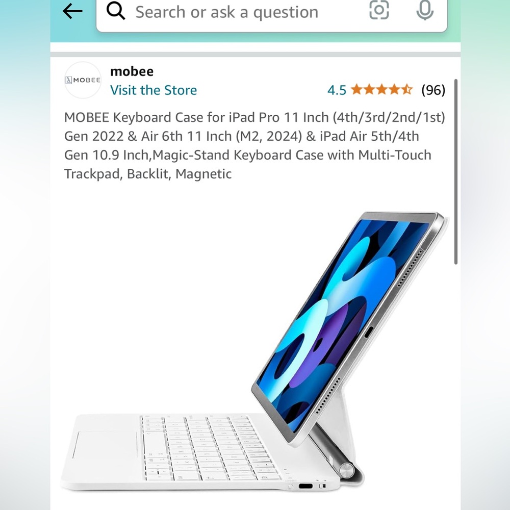 Keyboard iPads case similar to Magic Keyboard!
